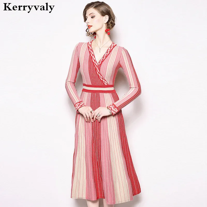  Весенняя футболка с длинными рукавами вязаный свитер платье Robe Femme Hiver 2021 Для