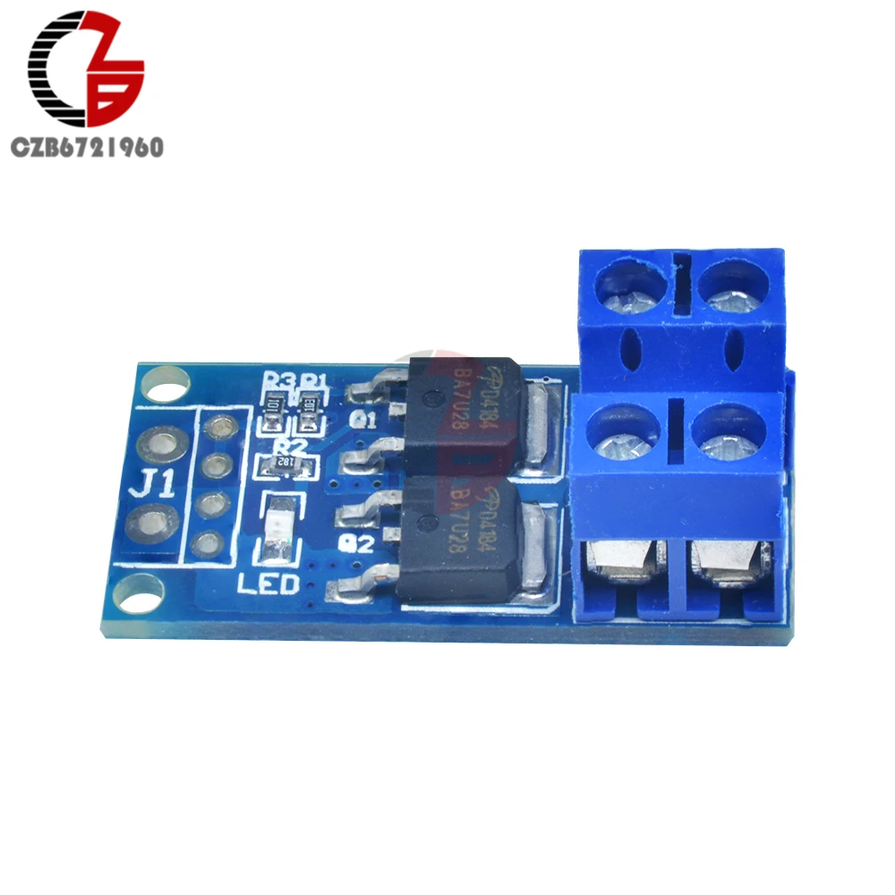 Высокая мощность широкое напряжение постоянного тока 5в 36в 15A 400 Вт двойной МОП