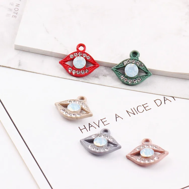 Новый стиль 50 шт./лот подражать горный хрусталь украшения красочные мультфильм