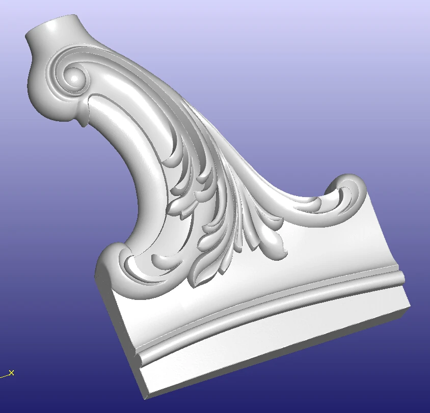 

3D model STL format file for cnc router carving engraving bed cabinet sofa pattern design 310