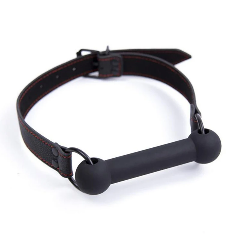 Новый открытый рот кляп головной убор оральная фиксация мягкие Фетиш