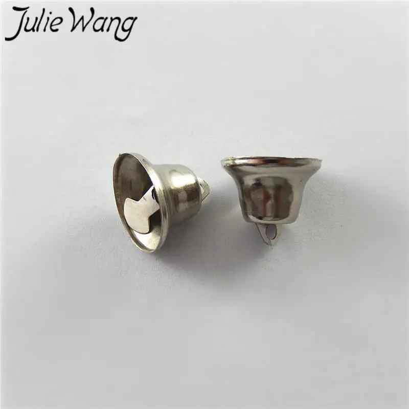 Julie Wang 50 шт. металлический сплав маленькие колокольчики подвески для ожерелья