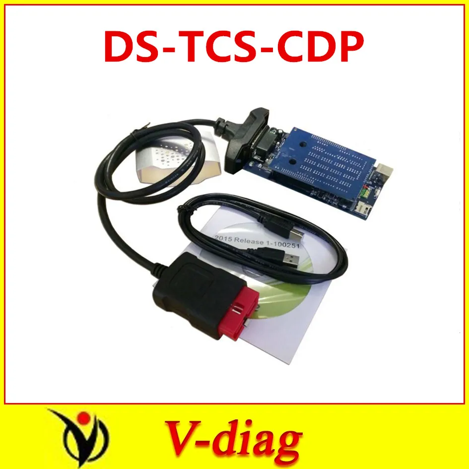 DHL 2 шт./лот 2015. R1 бесплатная открытая Новая vci TCS cdp pro plus LED кабель же как мвд и multidiag