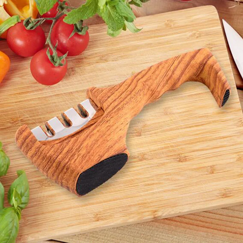 Точилка для ножей 3 ступенчатая профессиональная Алмазная ручная заточка