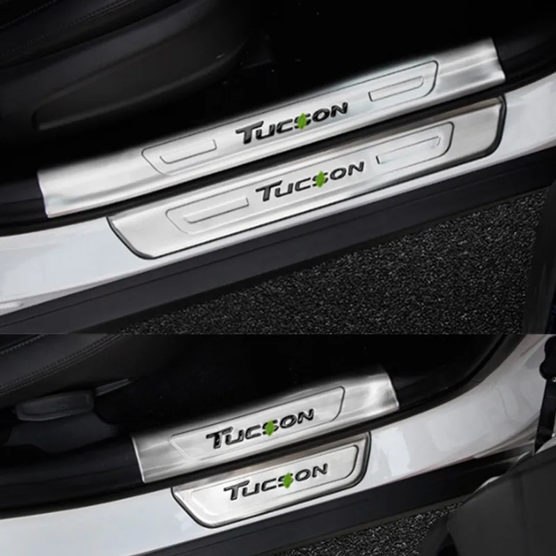 Порога полосы для 2015 Hyundai Tucson Нержавеющая сталь порога приветствуется педали