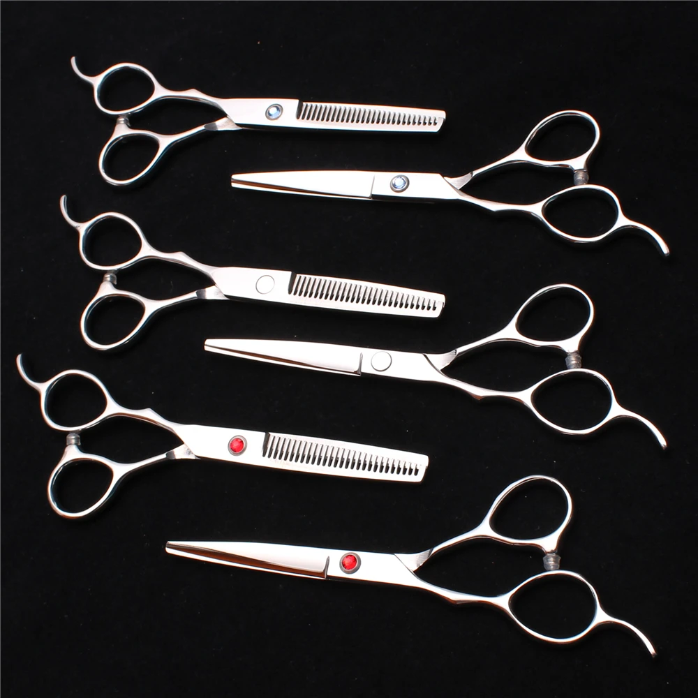 Ножницы для стрижки левой руки 6 дюймов 17 5 см 2 шт. | Красота и здоровье