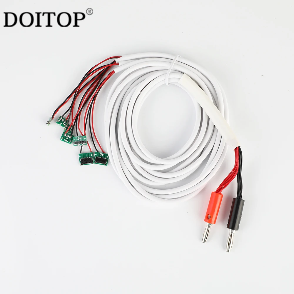 Кабель питания DOITOP для ремонта iphone 7 мобильный телефон шнур 4 5 6 plus кабель проверки