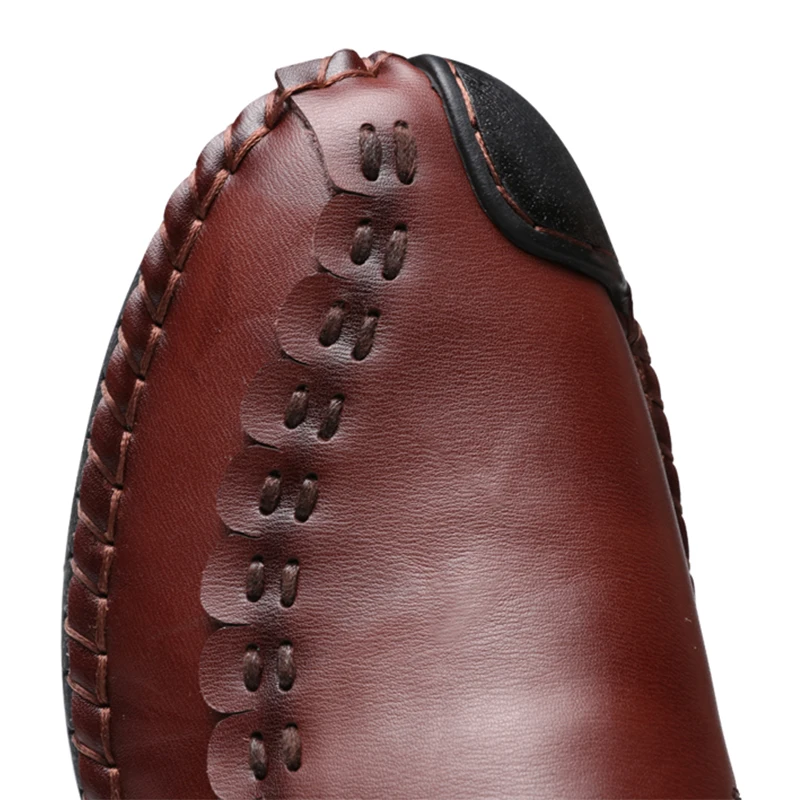 Мужские мокасины из спилка BIMUDUIYU черные повседневные Мокасины для вождения