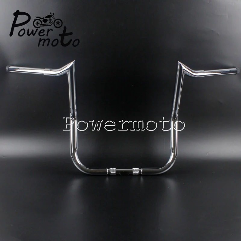 1" Rise хром Ape вешалка летучая мышь обтекатель 1-1/4" руль для 1982-up Harley Touring комоды Baggers Road King Street Glide