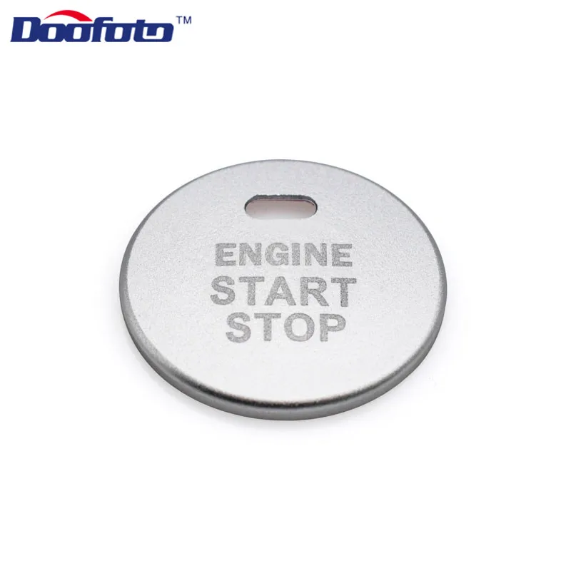 Button Cover Silver Doofoto автомобильный Стайлинг Авто кольцевой чехол для Subaru Forester Impreza Legacy XV Outback для Sti BRZ новые автомобильные аксессуары - Цвет: Button Cover Silver