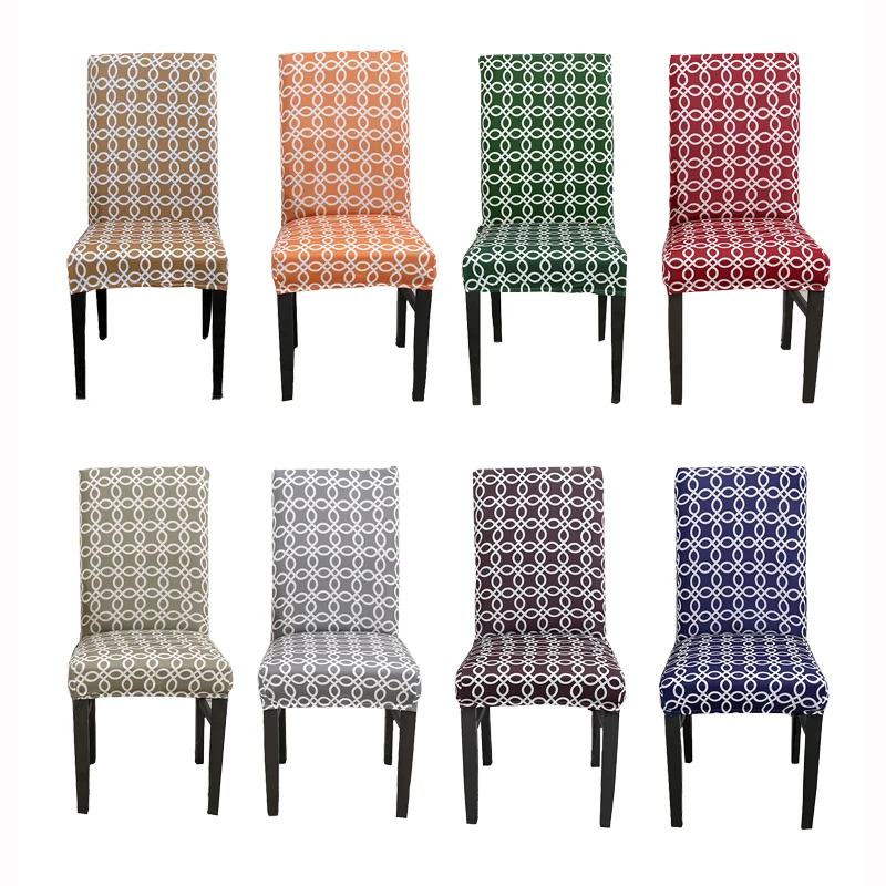 Fundas de LICRA para silla de decoración minimalista, cubierta elástica para asiento...