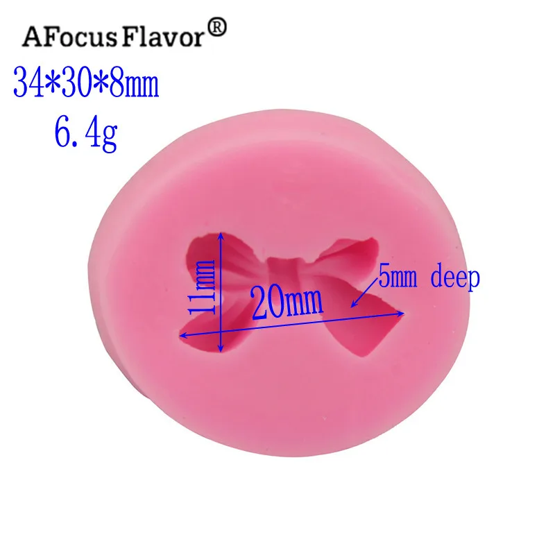 1 шт. силиконовая мини форма в виде банта|Формы для тортов| |