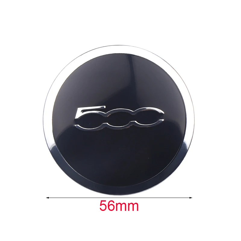 4pcs 56mm Car 500 Emblem Tire Wheel Center Rim Hub Caps Covers Stickers For FIAT 124 125 695 OT2000 Coupe mm Abarth | Автомобили и