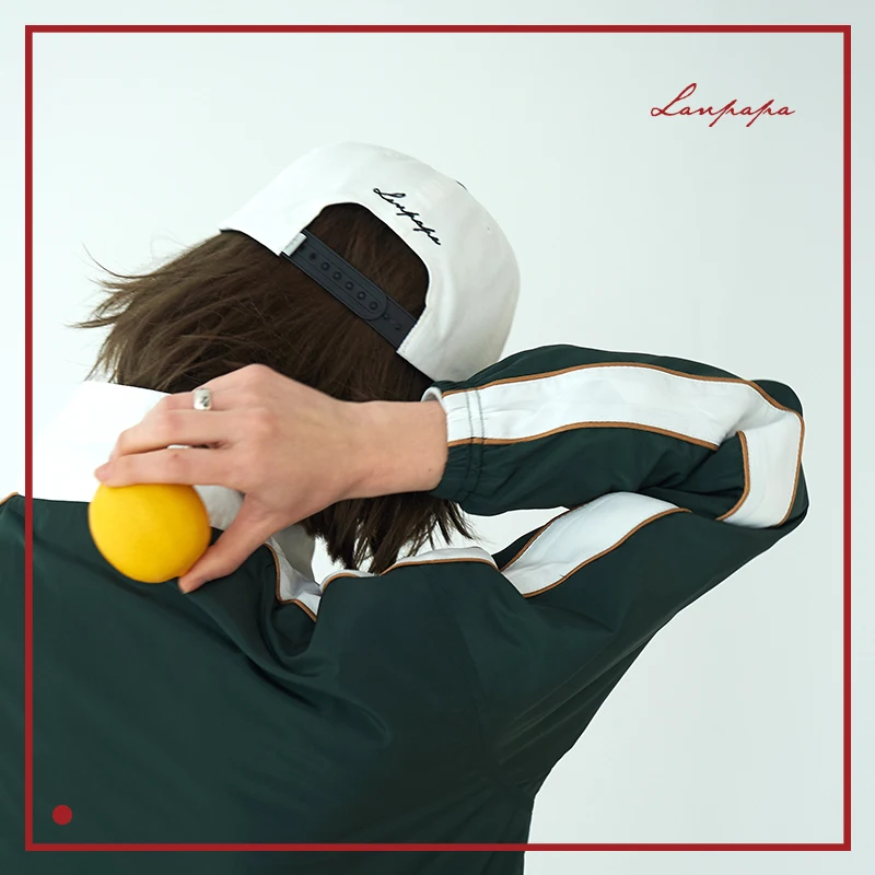 REALBY 2018 Бейсбол Кепки новое летнее черно-белый два способа с Повседневное сумки