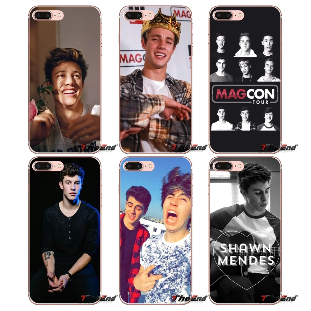 Мягкий чехол Magcon Boys CAMERON DALLAS для iPhone X 4 4S 5 5S 5C SE 6 6S 7 8 Plus Samsung Galaxy J1 J3 J5 J7 A3 A5 2016
