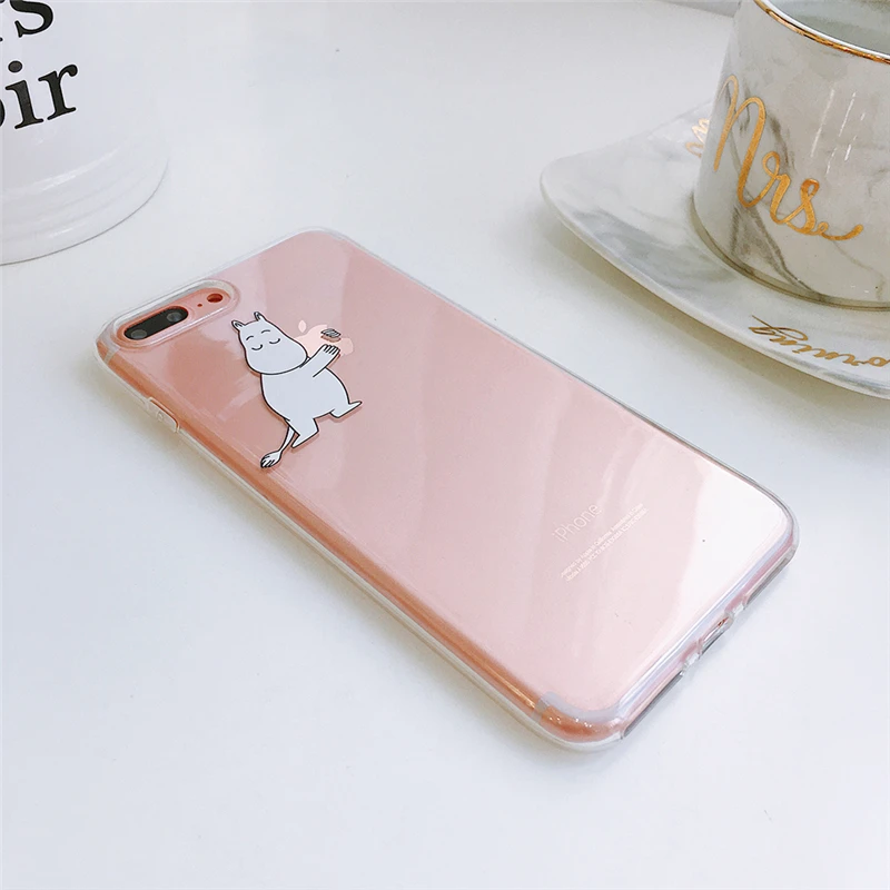 WTSZKL мультфильм Moomin XR мобильный телефон чехол для iphone X Xs Max маленький свежий