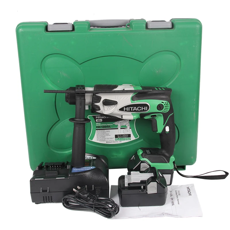 Hitachi беспроводная молоток DH18DSL / DH14DL литиевых молотковая ручная дрель |