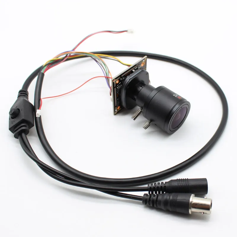 HD Starlight 0.0001Lux SONY IMX307+ NVP2441 4в1 AHD TVI CVI CVBS 2mp CCTV модуль камеры безопасности печатной платы, кабель управления объективом