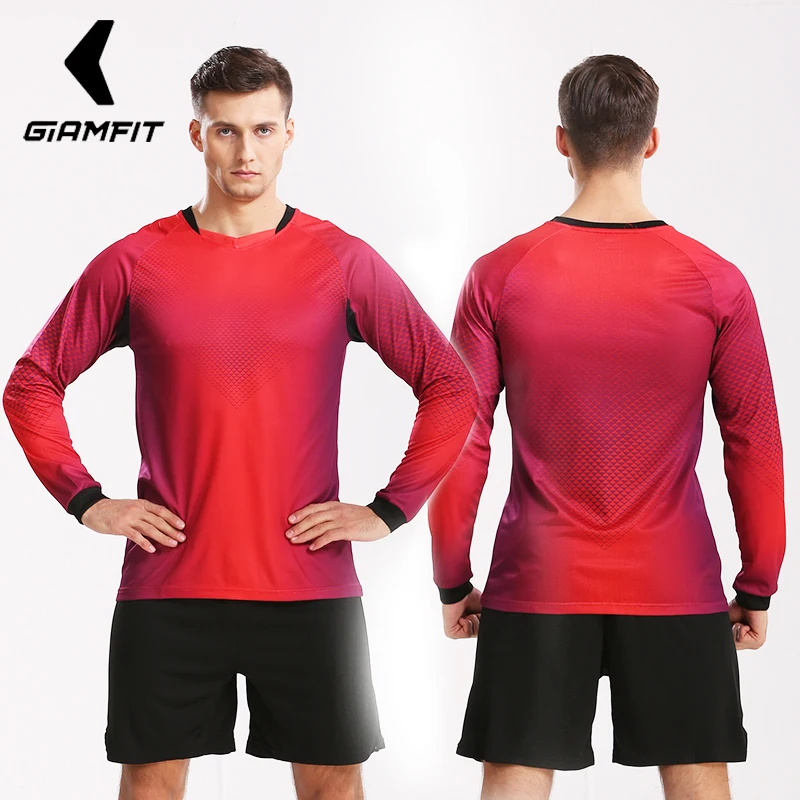 Мужские футбольные Джерси наборы Chandal Futbol дизайн на заказ футбольная тренировочная командная форма с длинным рукавом спортивная одежда футбольный костюм