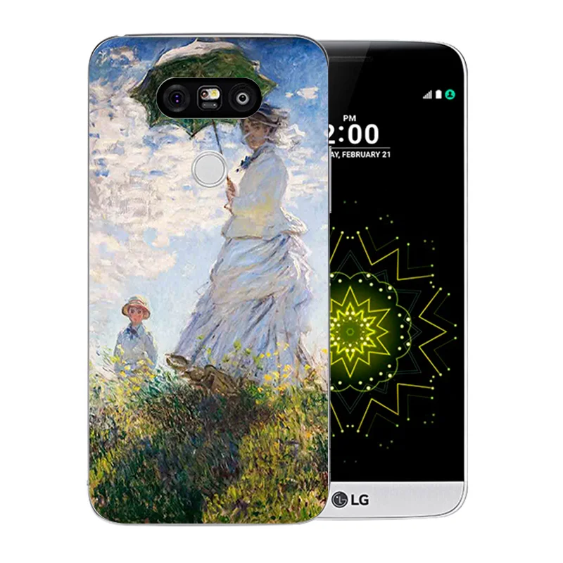 5 3 &quotчехол для LG G5 роскошный мягкий силиконовый чехол задней панели Ван Гог узор G