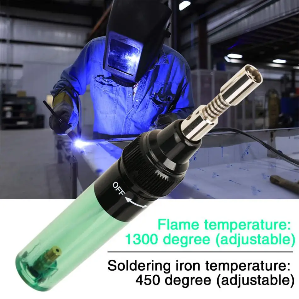Mt-100 Беспроводная Электроника Diy инструмент в форме ручки Электрический газовый паяльник пистолет дующий фонарь беспроводной паяльник сварочный припой