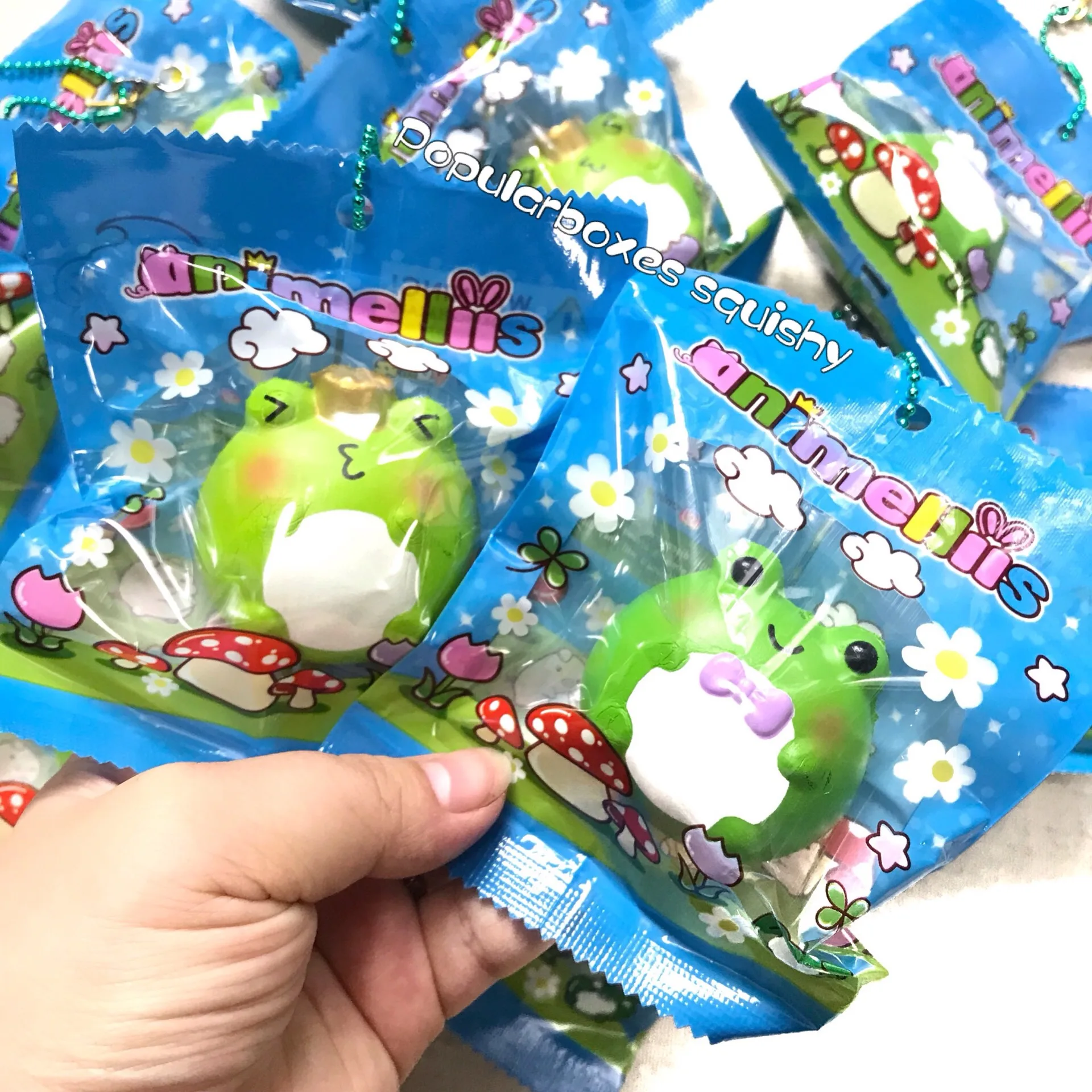 Медленно восстанавливающие форму Подарочные игрушки punimaru animelliis frog | Игрушки и