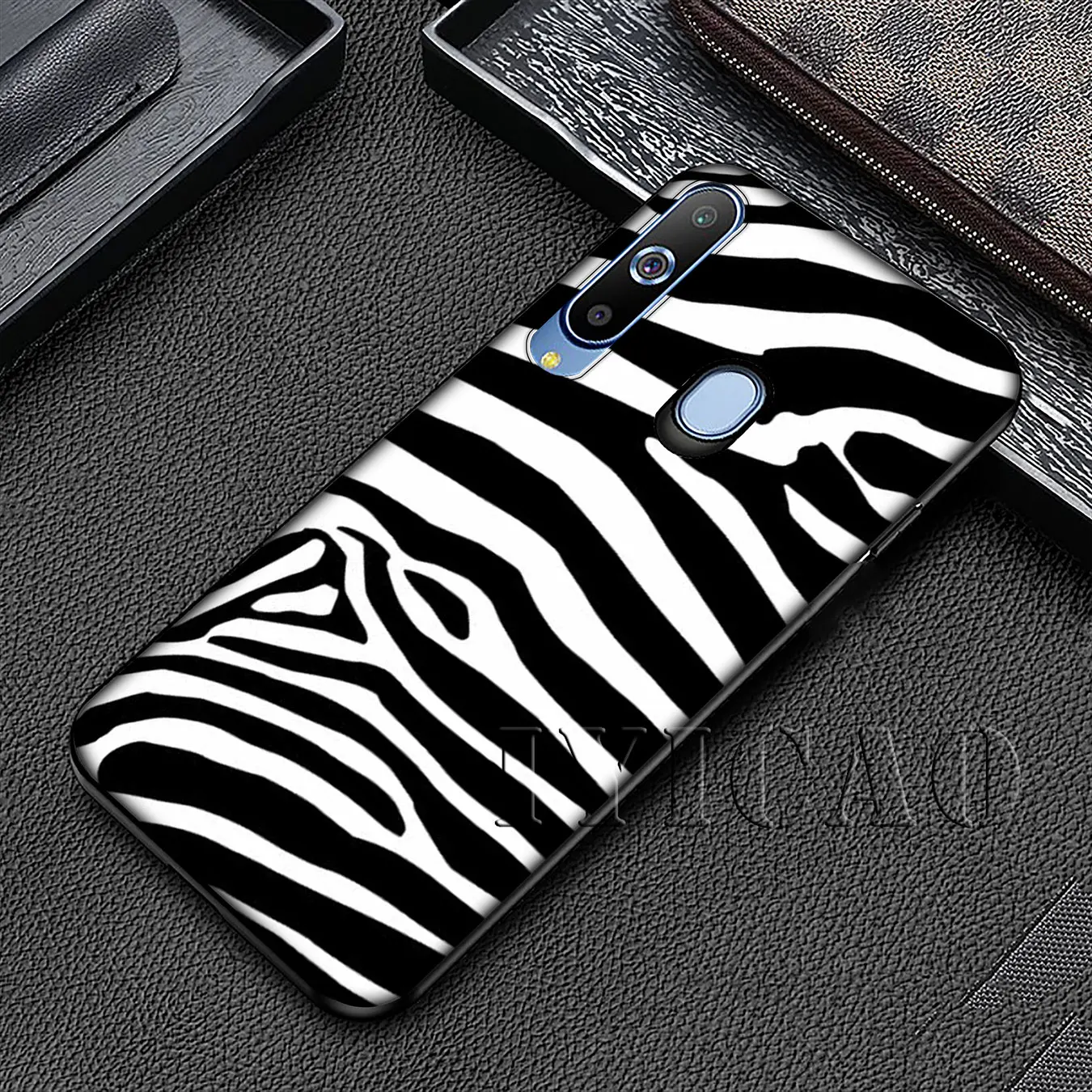 IYICAO Leopard love Pink Soft Silicone Case for Samsung Galaxy A70 A60 A50 A40 A30 A20 A10 A50S A40S A30S A20E A10S Black Cover |