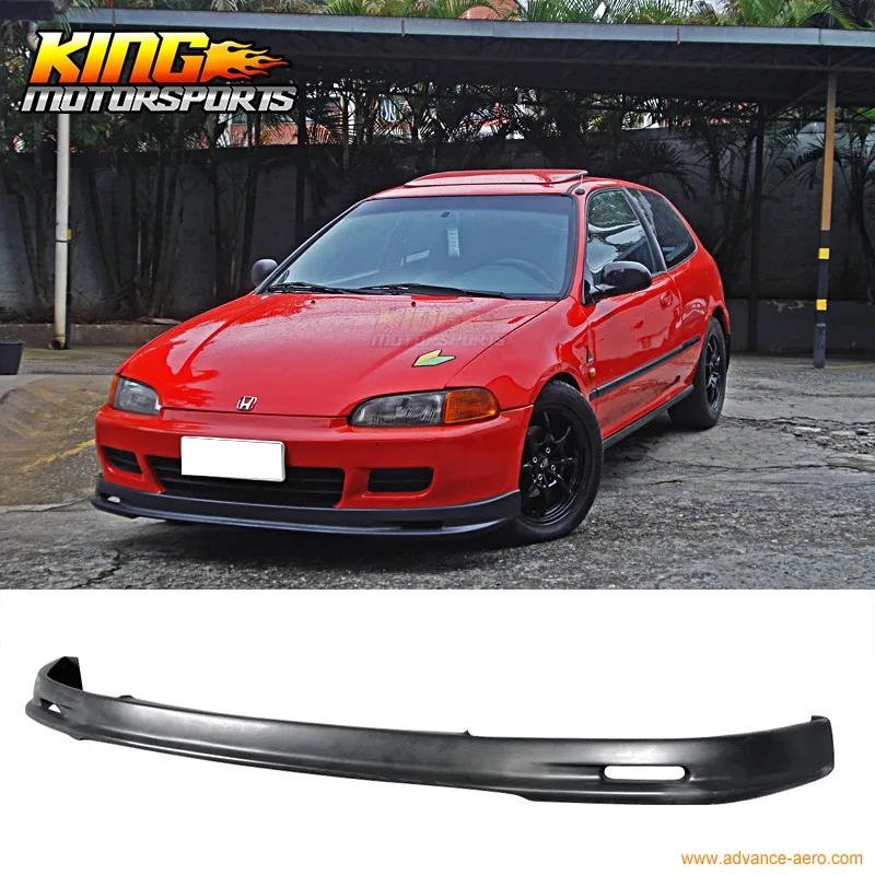 Подходит для 1992 1993 1994 1995 Honda Civic EG Mugen Стиль передний бампер спойлер тюнинг-пакет
