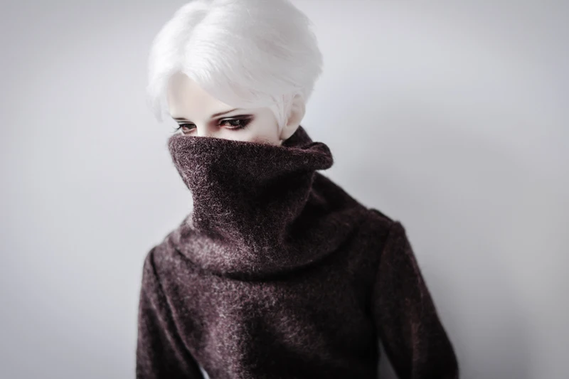BJD кукольная одежда широкий длинный свитер с высоким воротом 2 цвета в 1/4 1/3 sd MSD SSDF uncle длинное пальто кукольные аксессуары