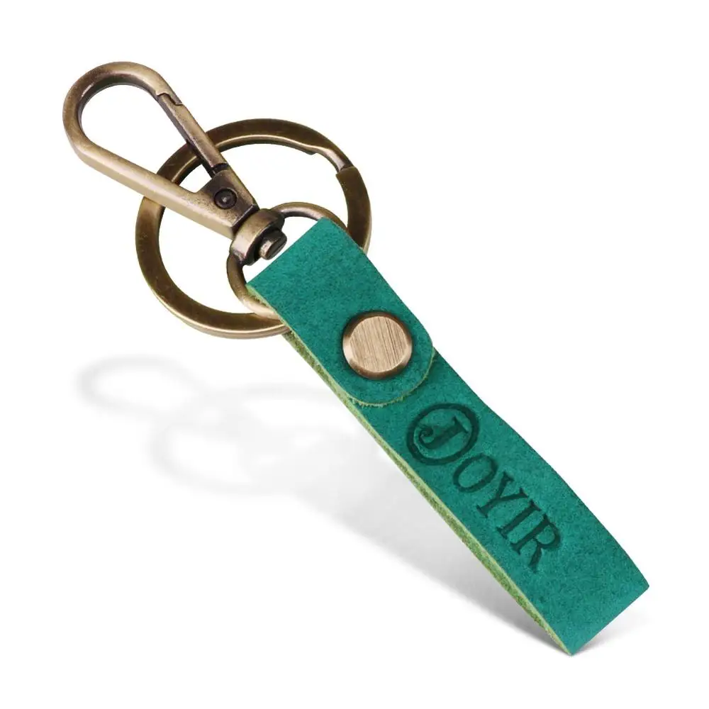 Small Green JOYIR кошелек для ключей из натуральной кожи для женщин и мужчин, брелок для ключей, держатель для автомобильных ключей, ключница, органайзер для ключей, подарки K017 - Цвет: Small Green