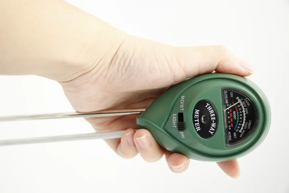 Измеритель влажности для почвы 3 в 1 измеритель светильник с датчиком кислотности