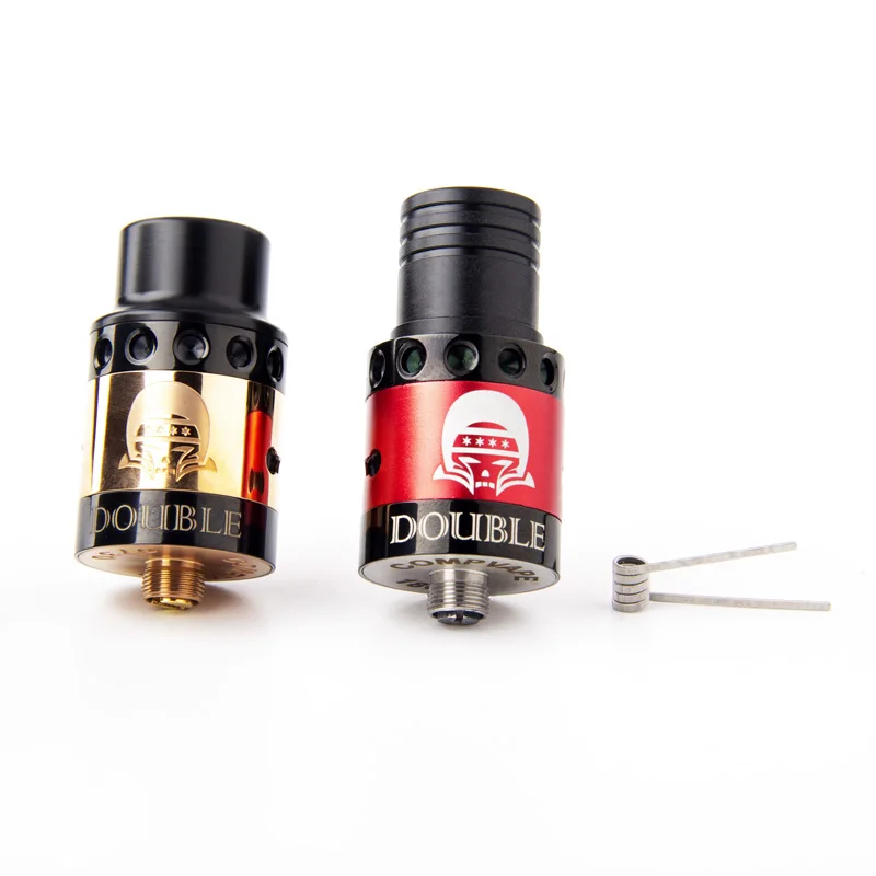 Augvape распылитель с двойным видением RDA диаметром 22 мм 304 нержавеющая сталь колоды