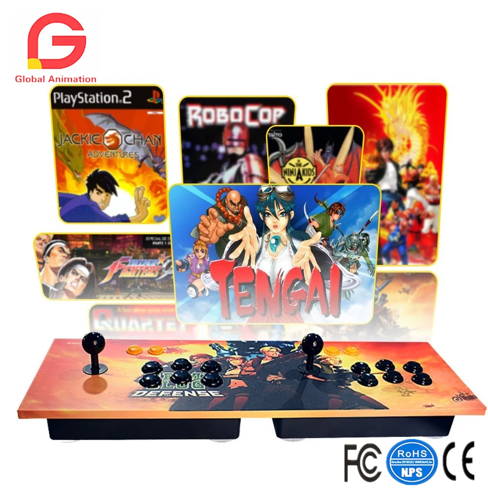 Двойная аркадная палка 815 Классическая игровая машина 2 игрока коробка ручка