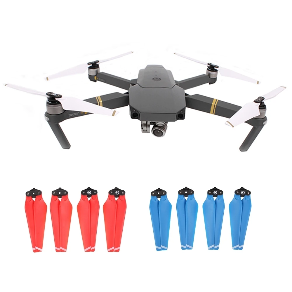 8 шт. цветные пропеллеры Mavic Pro 8330F для DJI Fly More Combo быстросъемные складные CW &