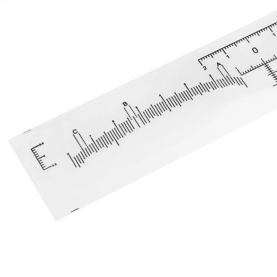 100 шт./компл. линейка-трафарет для бровей наклейка линейка ухода за животными