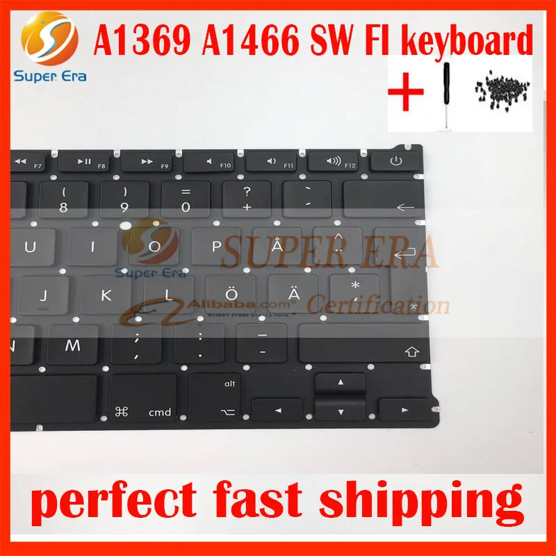 10 шт./лот 2011 2015year клавиатура без подсветки с подсветкой для macbook air 13 ''A1369 A1466 SD SW