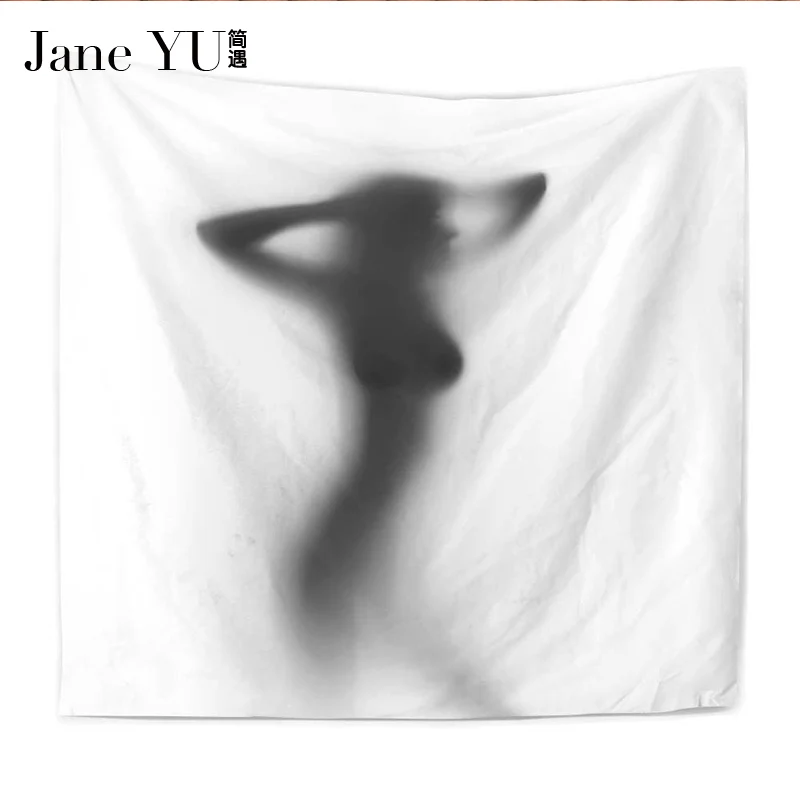 

JaneYU 24 Colors New Arrived map Patten Tablecloth Home Decoration Thick Polyester Tapestry artistic tapestry