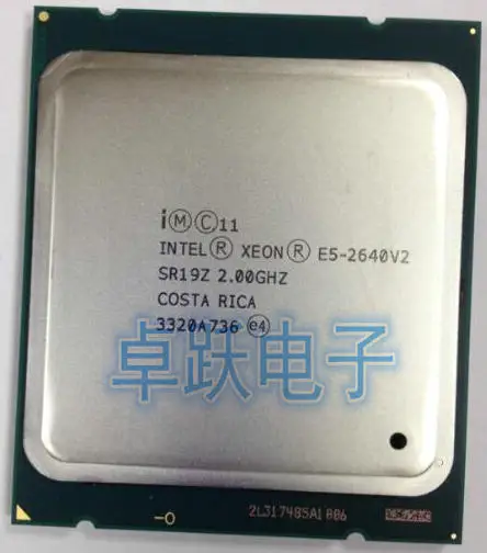 Intel Xeon E5-2640V2 2,0 GHz 8-ядерный 20 м E5 2640 V2 FCLGA2011 E5 2640V2