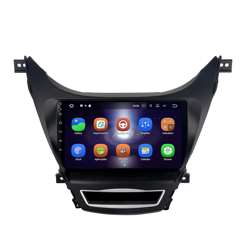 Aoluoya IPS 2 Гб RAM четырехъядерный Android 7 1 автомобильное радио GPS навигация для Hyundai Elantra