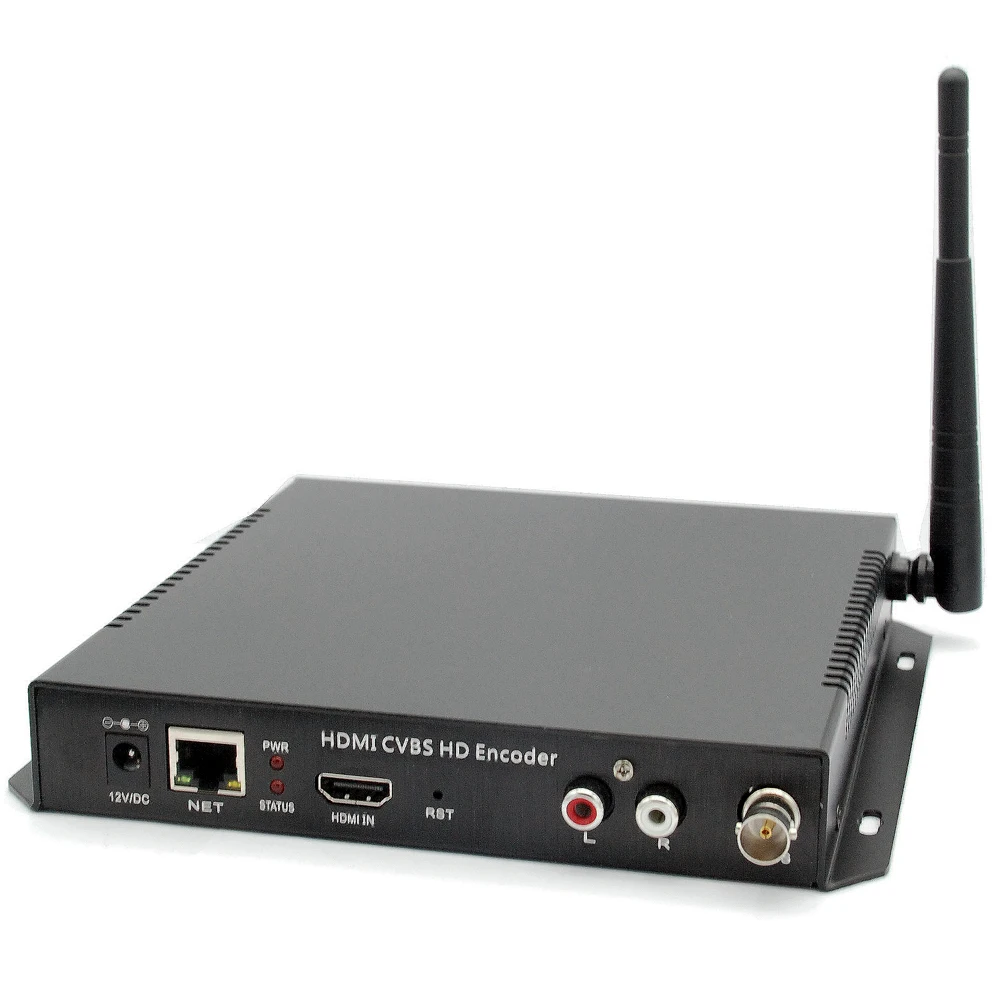 HDMI + CVBS AV WiFi кодировщик HD SD видео аудио H.264 Аппаратное обеспечение IP Поддержка PAL NTSC