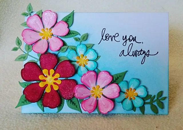 Цветочные металлические штампы трафареты и для рукоделия скрапбукинга альбома