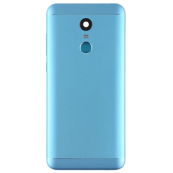 Синий Задняя крышка с объективом камеры и боковыми клавишами для Xiaomi Redmi 5 Plus - Цвет: Синий