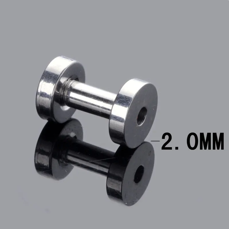 10 шт. Нержавеющая сталь винт уха Вилки Туннель Носилки Плоть датчик экспандер