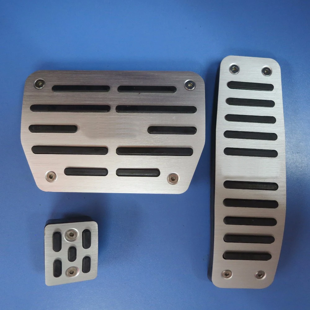 

TTCR-II Car Accessories For Audi Q7 2006-2015 AT Accelerator Decoration Footrest Pedals Pad, Aluminium Gas Refit Plate Stickers
