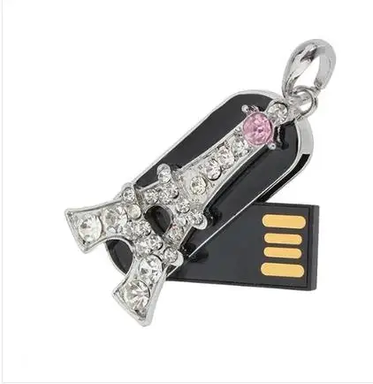 

Silver Fashion Jewelry Crystal Tower Mini USB Flash Drive 1TB Pen Drive Pendrive 2TB Memory Stick 8GB-64GB Hot Selling Gift 2.0