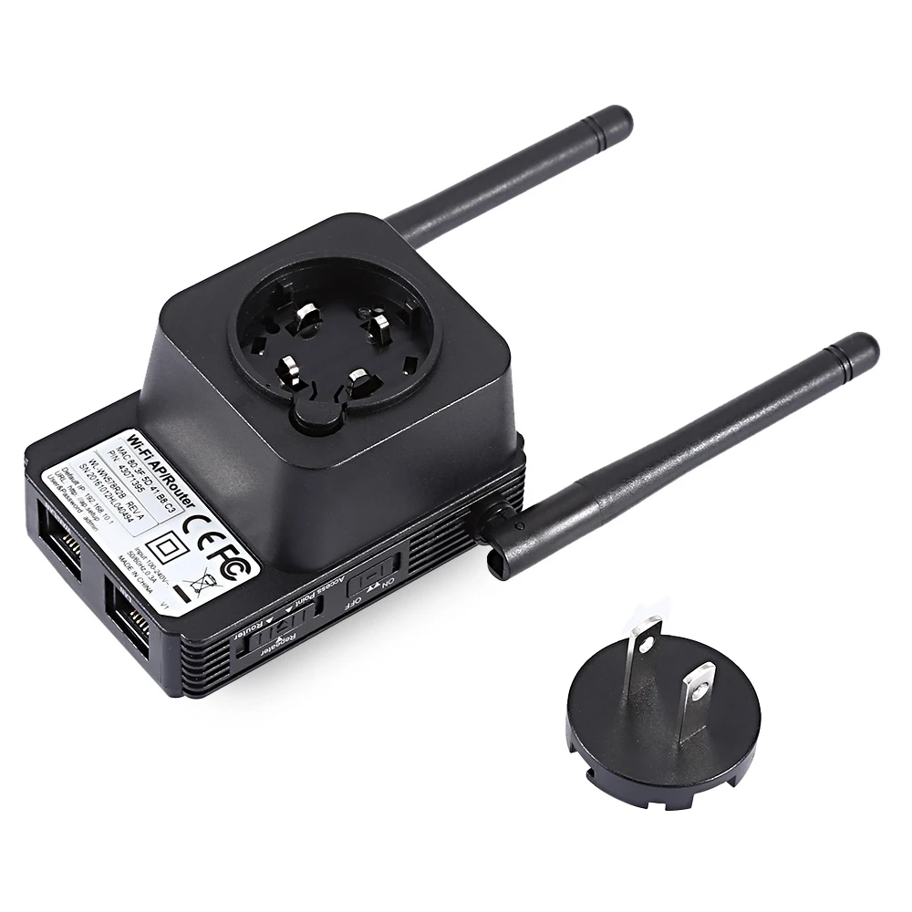 Wavlink WS-WN578R2 300 Мбит/с Беспроводной маршрутизатор AP Repeater с 2 x Телевизионные антенны |