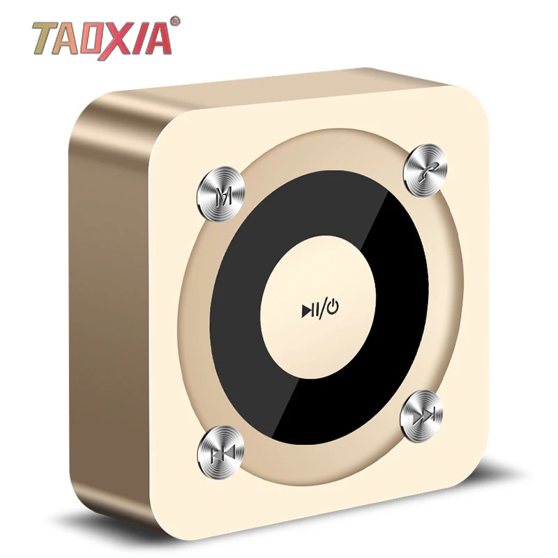 Bluetooth Беспроводной сабвуфер мобильный телефон мини стерео сталь пушки