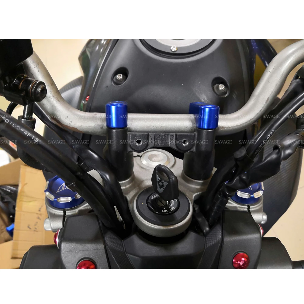 Руль перетаскивания бар зажим Кепки Зажимная Крышка для YAMAHA XT 660 R/X/Z TENERE FZS 1000 FZ8 N FAZER TDM 900 зажим крышки Кепки s