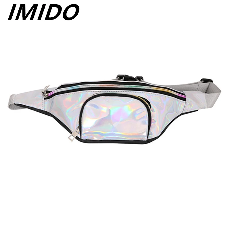 IMIDO 2019 летняя стильная модная диагональная Лазерная простая повседневная