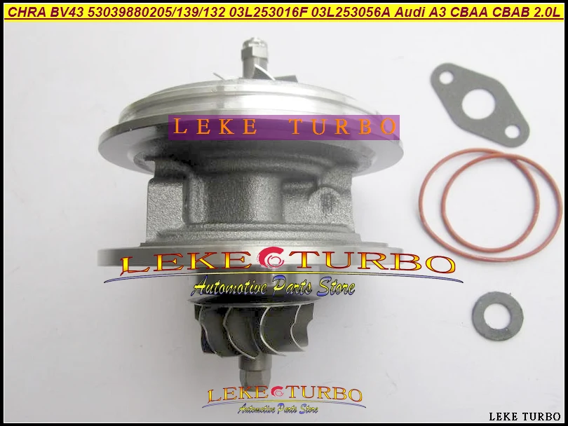 Турбокартридж CHRA BV43 53039880205 53039880139 53039880132 03L253056A 03L253019J 03L253019T 03L253016F для Audi A3 CBAA